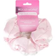 Brushworks Large Cloud Scrunchies Pink & White