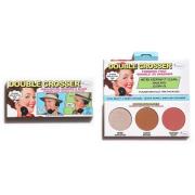 the Balm Double Crosser Highlighter, Bronzer & Blush Palette