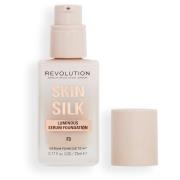 Makeup Revolution Skin Silk Serum Foundation F3