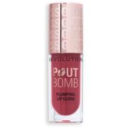 Revolution Beauty London Pout Bomb Plumping Gloss Wild Mauve Pink