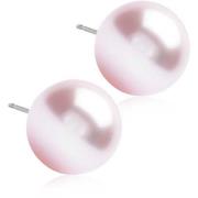 Blomdahl Natural Titanium Pearl 12 mm Light rose