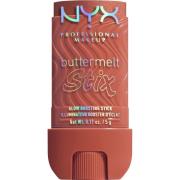 NYX PROFESSIONAL MAKEUP Buttermelt Glaze Highlighter Stix 13 Left