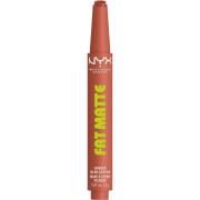 NYX PROFESSIONAL MAKEUP Fat Matte Slick Click Lip Balm 01 Cozy Wh
