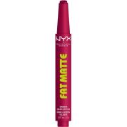 NYX PROFESSIONAL MAKEUP Fat Matte Slick Click Lip Balm 14 Hibiscu