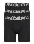 Ua Charged Cotton 6In 3 Pack Under Armour Black