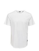 Onsmatt Longy Ss Tee Noos ONLY & SONS White