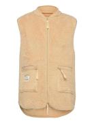 Fleece Vest Recycled Resteröds Beige