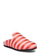Hums Striped Canvas Slipper Hums Red