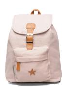 Baggy Back Pack, Powder/ Gold With Leather Star Smallstuff Pink