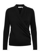 Alanoiw Wrap Blouse InWear Black