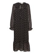 Nelle Print Dress Modström Black