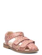 Addison Aop Sandal Wheat Pink