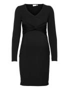 Mlmacy L/S Jersey Abk Dress 2F Mamalicious Black