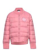 K. B Quilted Bomber Jacket Svea Pink