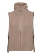 Gorm Zip Vest Just Female Brown