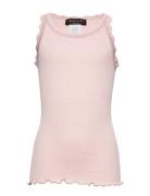 Beatha Silk Top W/ Lace Rosemunde Kids Pink