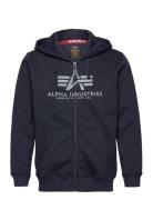 Basic Zip Hoody Alpha Industries Navy