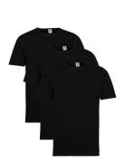 Dovre T-Shirts O-Neck 3-Pack Dovre Black