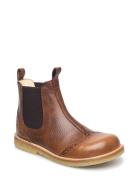 Booties - Flat - With Elastic ANGULUS Brown