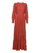 Mala Dress Ankle Length IVY OAK Red