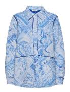 Bino Print Shirt Jacket 22-02 HOLZWEILER Blue