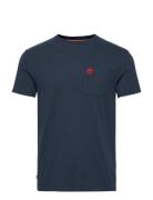 Dunstan River Chest Pocket Short Sleeve Tee Dark Sapphire Timberland B...