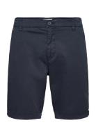 Regular Chino Poplin Shorts - Gots/ Knowledge Cotton Apparel Navy