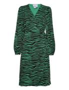 Evelyn Wrap Dress Minus Patterned