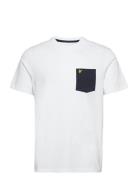 Contrast Pocket T-Shirt Lyle & Scott White