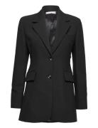 Structured Jacket With Cut-Out Mango Black