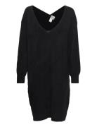 Yasemmy Ls Midi Knit Dress - Pb YAS Black