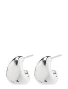 Alexane Recycled Chunky Mini Hoop Earrings Pilgrim Silver