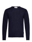 Cfkent Merino Crew Neck Knit Casual Friday Blue