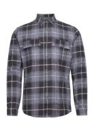 Checked Flannel Shirt L/S Lindbergh Patterned