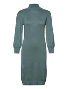 Mersin Highneck Knit Dress Minus Green