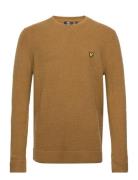 Brushed Crew Neck Lyle & Scott Yellow