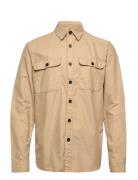 Slhlooserolf Ls Overshirt W Selected Homme Beige