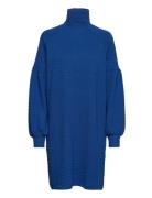 Slfrose Ls High Neck Short Dress B Selected Femme Blue