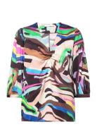 Shirt In Multicolor Zebra Print Coster Copenhagen Patterned
