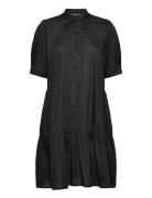 Flounced Dress With Lenzing™ Ecovero™ Esprit Collection Black