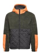 Outdoor Teddy Mix Jacket - Grs/Vega Knowledge Cotton Apparel Patterned