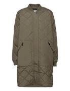 Slfnatalia Quilted Coatoozt Selected Femme Green