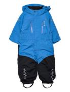 Penguin Snowsuit Kids Teal ISBJÖRN Of Sweden Patterned