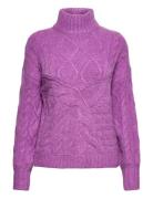 Umay Knit Pullover A-View Purple