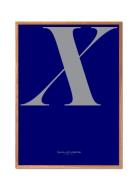 Ilwt-X Poster & Frame Blue