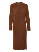 Slrakel Dress Ls Soaked In Luxury Brown