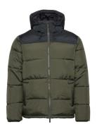 Repreve ? Puffer Color Blocked Jack Knowledge Cotton Apparel Green