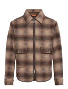 Slhhope Boiled Wool Jacket W Selected Homme Brown