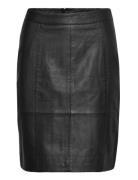 Dictedep Leather Skirt DEPECHE Black