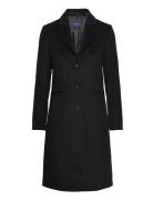 Wool Blend Tailored Coat GANT Black